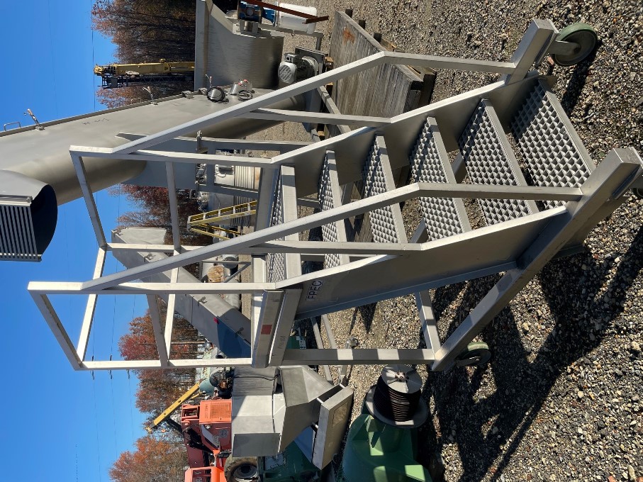 ***SOLD*** Portable Rolling Stainless Steel Step Platform. Platform is approx 30